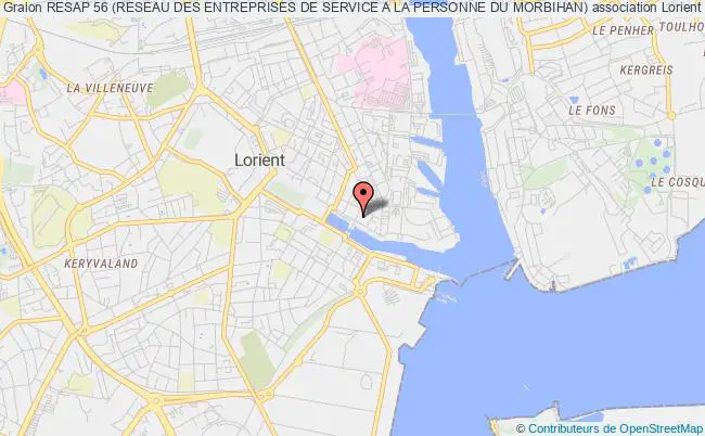 plan association Resap 56 (reseau Des Entreprises De Service A La Personne Du Morbihan) Lorient