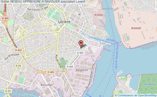 plan association Reseau Apprendre-a-naviguer Lorient
