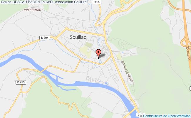 plan association Reseau Baden-powel Souillac