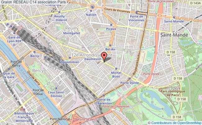 plan association RÉseau C14 Paris