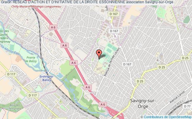 plan association Reseau D'action Et D'initiative De La Droite Essonnienne Savigny-sur-Orge
