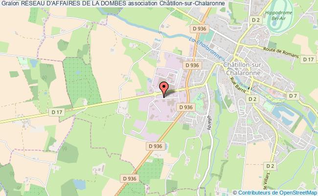 plan association RÉseau D'affaires De La Dombes Châtillon-sur-Chalaronne