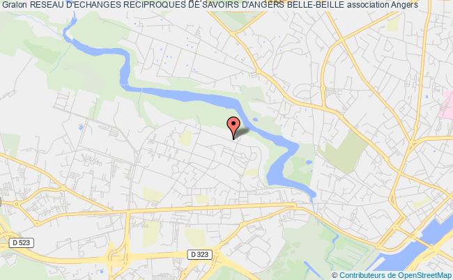 plan association Reseau D'echanges Reciproques De Savoirs D'angers Belle-beille Angers