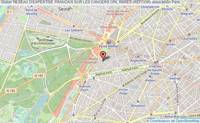 plan association Reseau D'expertise Francais Sur Les Cancers Orl Rares (refcor) Paris