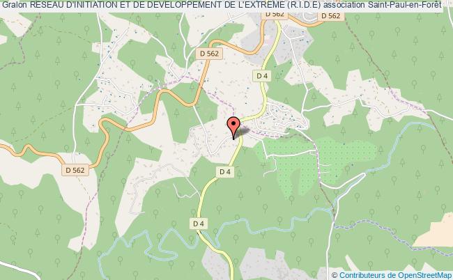 plan association Reseau D'initiation Et De Developpement De L'extreme (r.i.d.e) Saint-Paul-en-Forêt