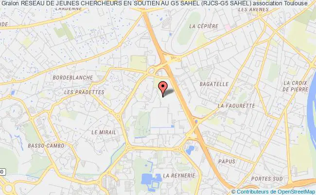 plan association RÉseau De Jeunes Chercheurs En Soutien Au G5 Sahel (rjcs-g5 Sahel) Toulouse