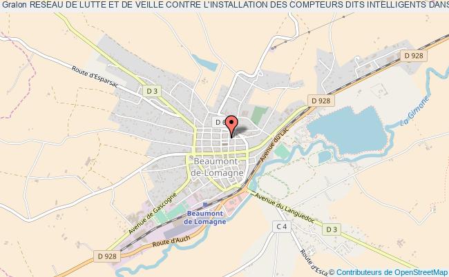 RESEAU DE LUTTE ET DE VEILLE CONTRE L'INSTALLATION DES COMPTEURS DITS INTELLIGENTS DANS LE CANTON DE BEAUMONT DE LOMAGNE