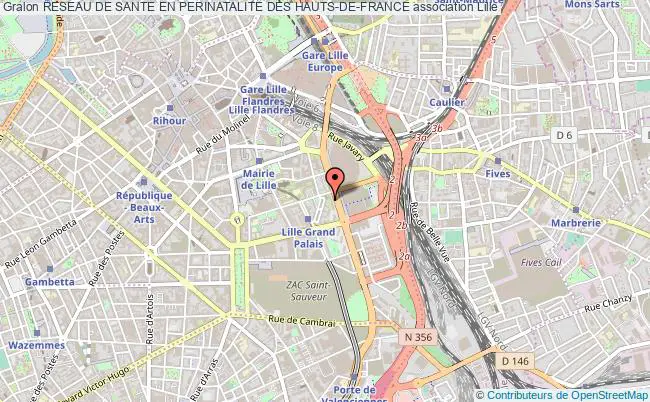plan association Reseau De Sante En Perinatalite Des Hauts-de-france Lille