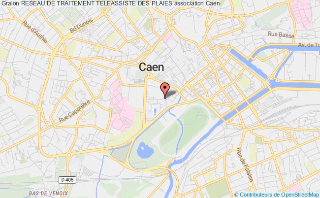 plan association Reseau De Traitement Teleassiste Des Plaies Caen
