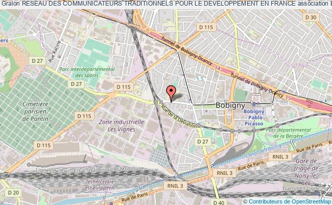 plan association Reseau Des Communicateurs Traditionnels Pour Le Developpement En France Bobigny