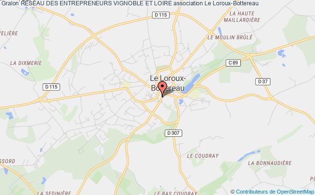 plan association RÉseau Des Entrepreneurs Vignoble Et Loire Le Loroux-Bottereau