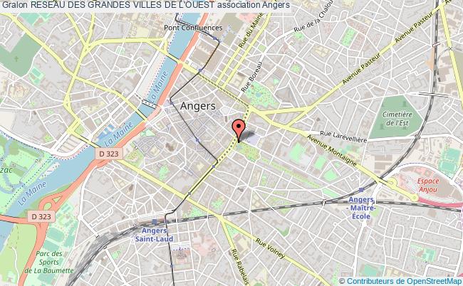 plan association Reseau Des Grandes Villes De L'ouest Angers
