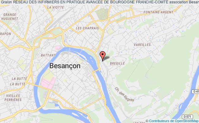 plan association RÉseau Des Infirmiers En Pratique AvancÉe De Bourgogne Franche-comtÉ Besançon