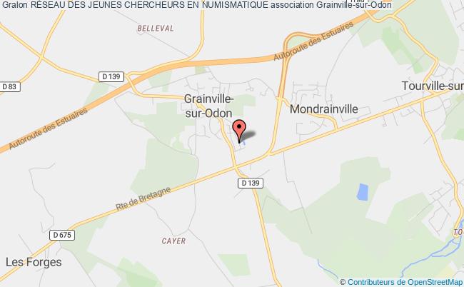 plan association RÉseau Des Jeunes Chercheurs En Numismatique Grainville-sur-Odon