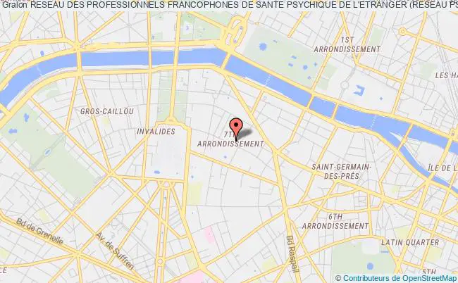 plan association Reseau Des Professionnels Francophones De Sante Psychique De L'etranger (reseau Psyexpat) Paris
