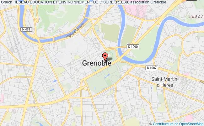 plan association Reseau Education Et Environnement De L'isere (ree38) Grenoble