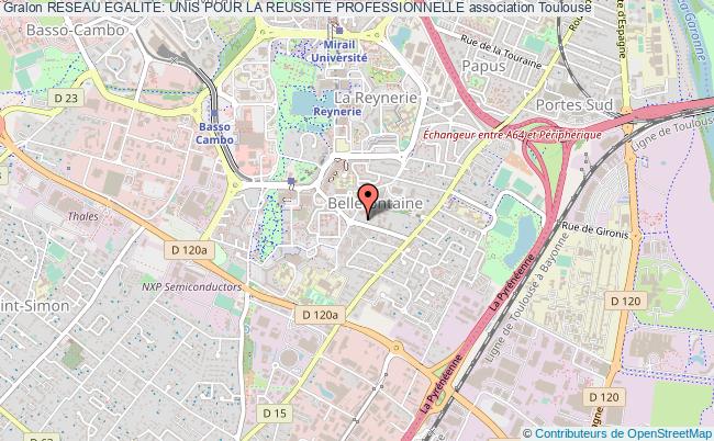 plan association Reseau Egalite: Unis Pour La Reussite Professionnelle Toulouse