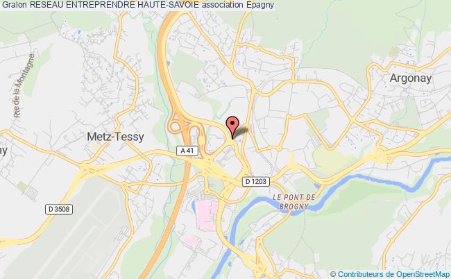 plan association Reseau Entreprendre Haute-savoie Epagny Metz-Tessy