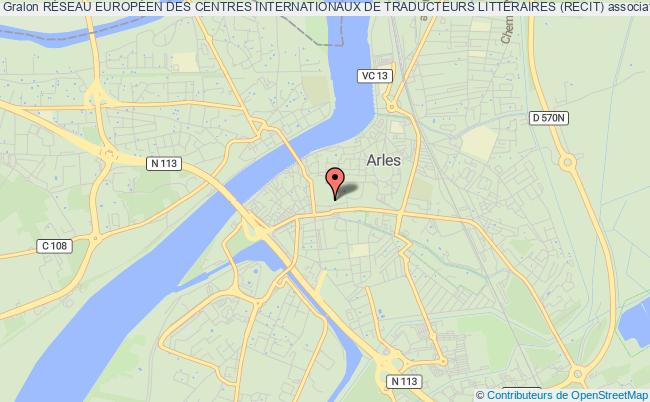 plan association RÉseau EuropÉen Des Centres Internationaux De Traducteurs LittÉraires (recit) Arles