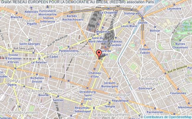 plan association Reseau Europeen Pour La Democratie Au Bresil (red-br) Paris