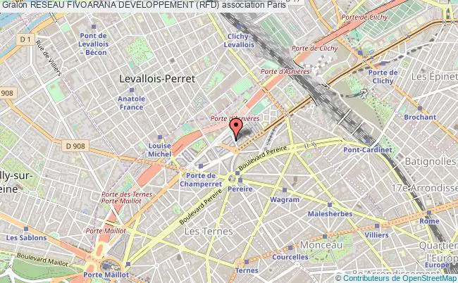 plan association Reseau Fivoarana Developpement (rfd) Paris