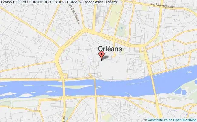 plan association Reseau Forum Des Droits Humains Orléans
