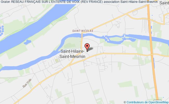 plan association Reseau FranÇais Sur L'entente De Voix (rev France) Saint-Hilaire-Saint-Mesmin