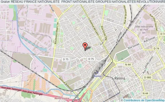 plan association RÉseau France Nationaliste  Front Nationaliste Groupes Nationalistes RÉvolutionnaires (rfn-gnr) Reims