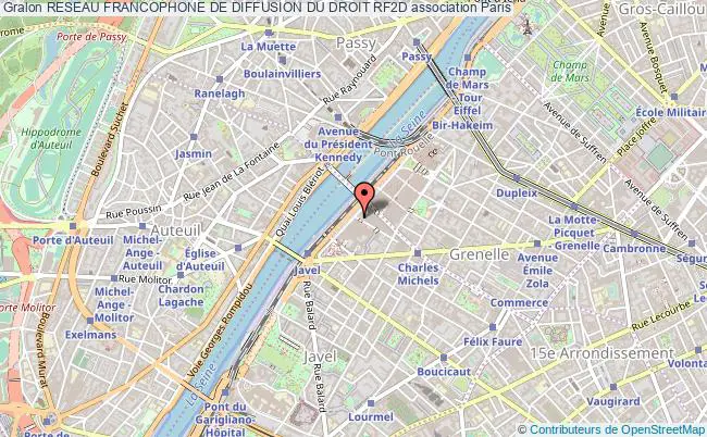 plan association Reseau Francophone De Diffusion Du Droit Rf2d Paris