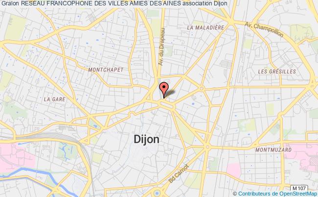 plan association Reseau Francophone Des Villes Amies Des Aines Dijon