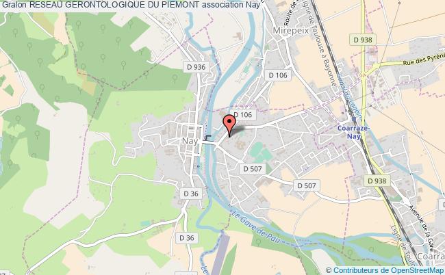 plan association Reseau Gerontologique Du Piemont Nay