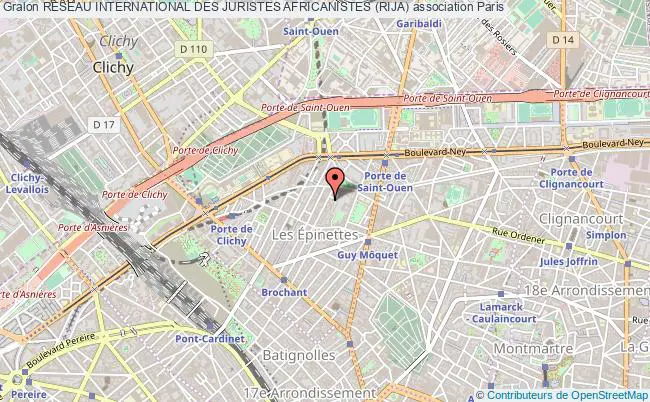 plan association Reseau International Des Juristes Africanistes (rija) Paris