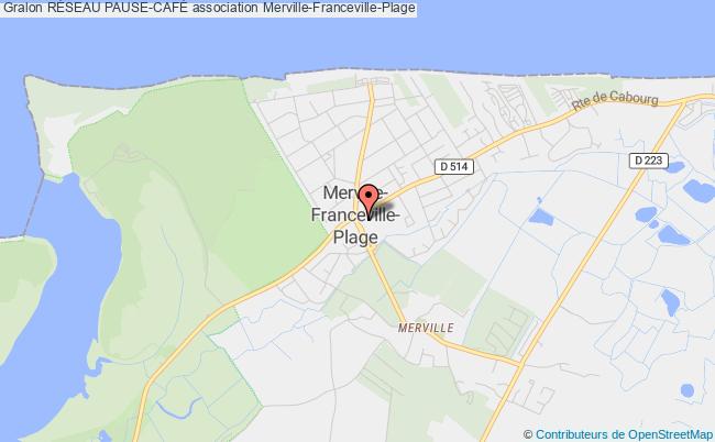 plan association RÉseau Pause-cafÉ Merville-Franceville-Plage