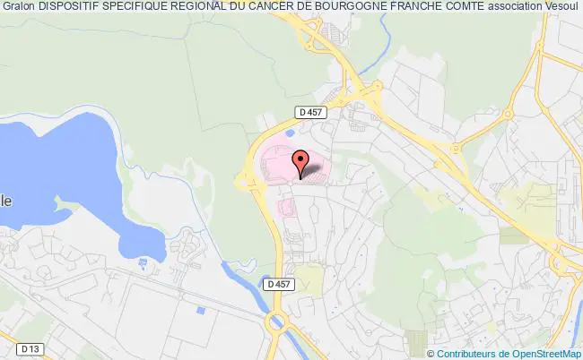 plan association Reseau Regional De Cancerologie Bourgogne-franche-comte Vesoul