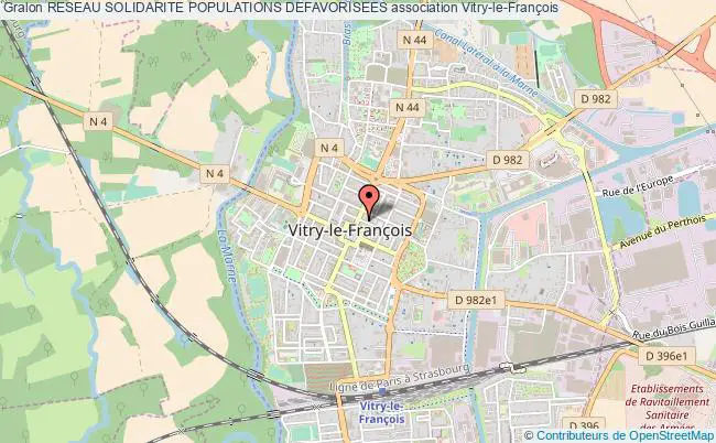 plan association Reseau Solidarite Populations Defavorisees Vitry-le-François