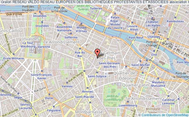 plan association Reseau Valdo Reseau Europeen Des Bibliotheques Protestantes Et Associees Paris