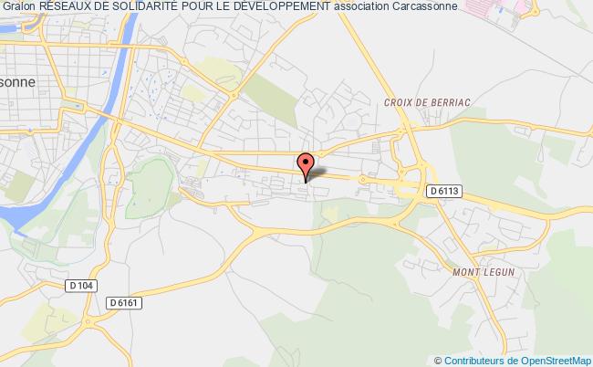 plan association RÉseaux De SolidaritÉ Pour Le DÉveloppement Carcassonne