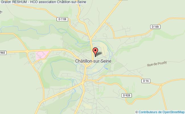 plan association Reshum - Hco Châtillon-sur-Seine