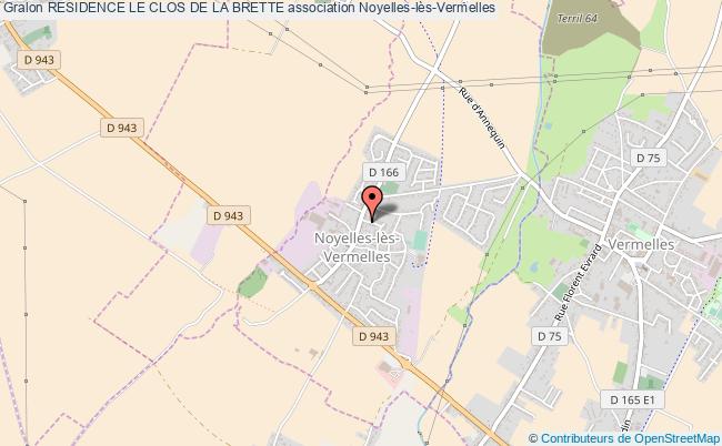 plan association Residence Le Clos De La Brette Noyelles-lès-Vermelles