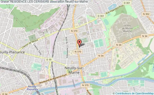 plan association Residence Les Cerisiers Neuilly-sur-Marne