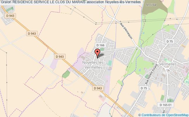 plan association Residence Service Le Clos Du Marais NOYELLES-LES-VERMELLES
