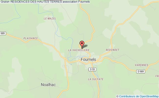 plan association Residences Des Hautes Terres Fournels
