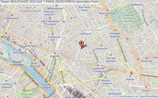 plan association Resistance Sociale ? Paris (reso-paris) Paris