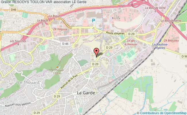 plan association Resodys Toulon Var La    Garde