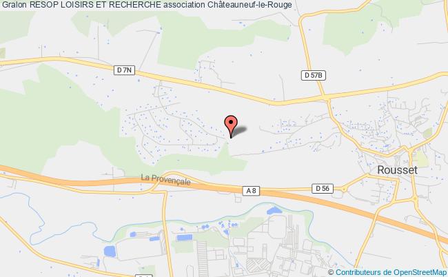 plan association Resop Loisirs Et Recherche Châteauneuf-le-Rouge