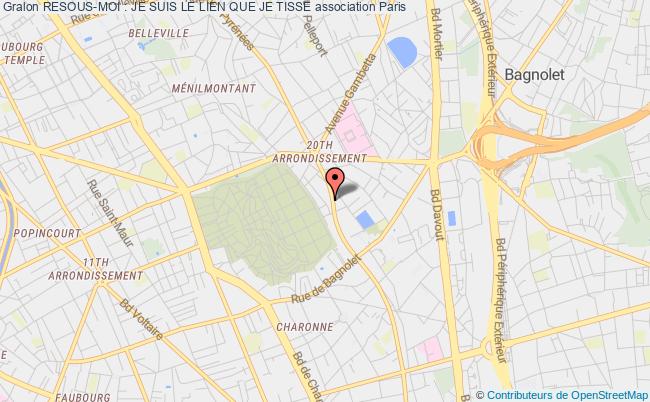 plan association Resous-moi : Je Suis Le Lien Que Je Tisse Paris