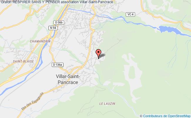 plan association Respirer Sans Y Penser Villar-Saint-Pancrace