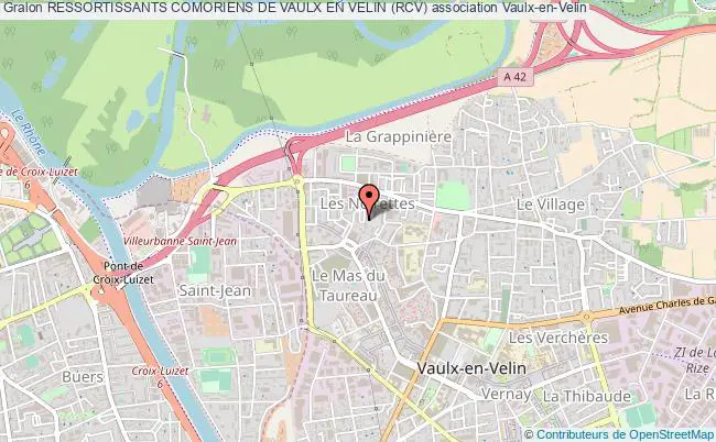plan association Ressortissants Comoriens De Vaulx En Velin (rcv) Vaulx-en-Velin