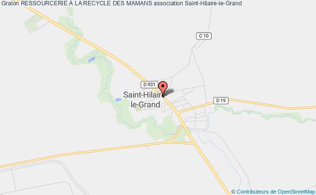 plan association Ressourcerie À La Recycle Des Mamans Saint-Hilaire-le-Grand