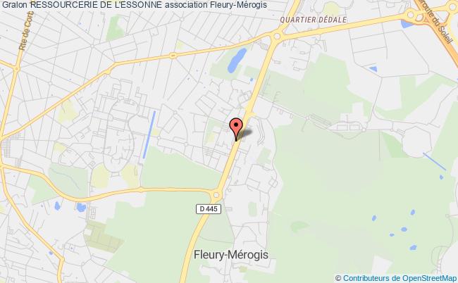 plan association Ressourcerie De L'essonne Fleury-Mérogis